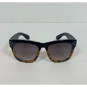 Adrienne Vittadini Womens Sunglasses AV1051 0 Black over Brown Tortoise Frame